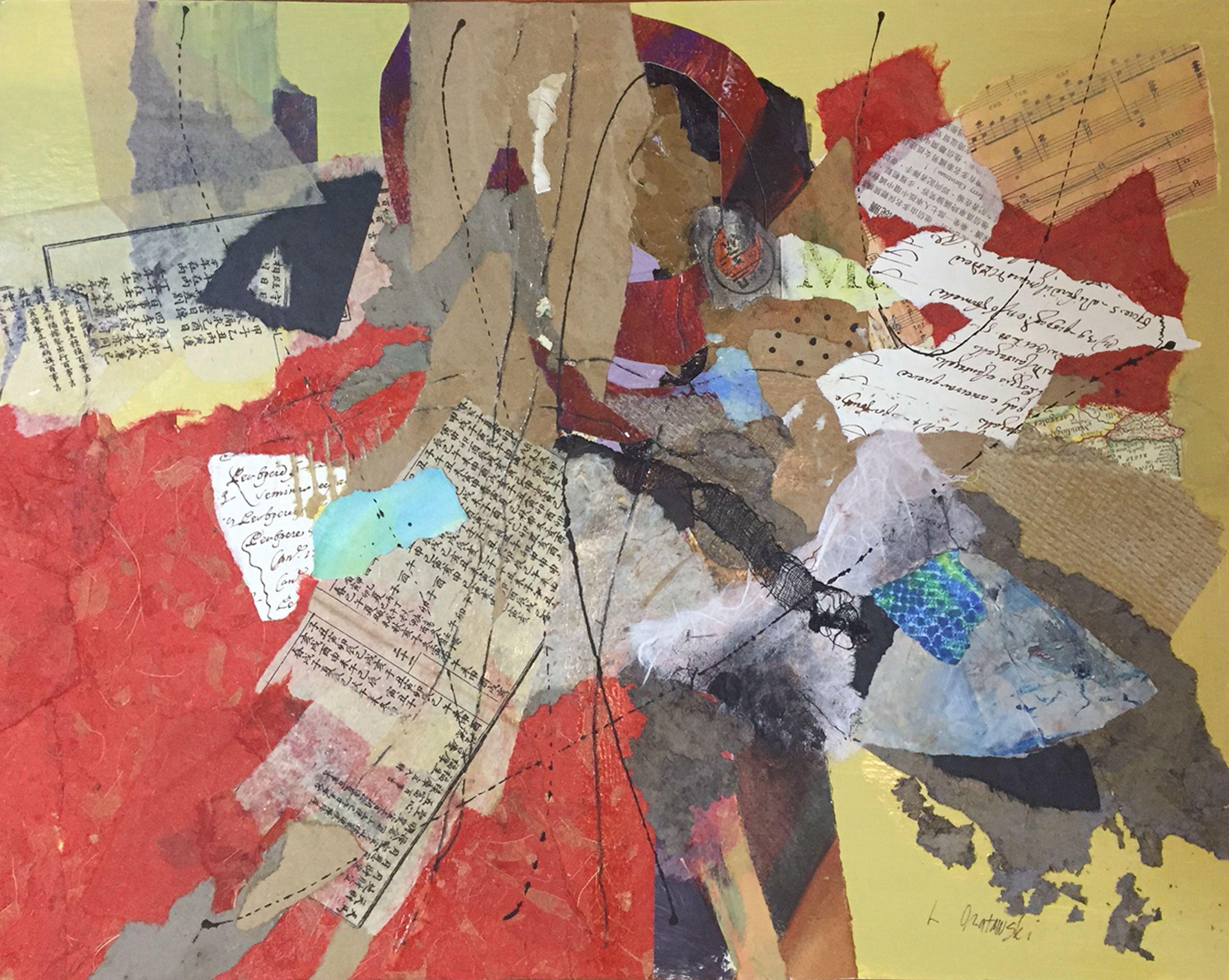 Caos, Tecnica mista su altro - Mixed Media Art di Letty Oratowski