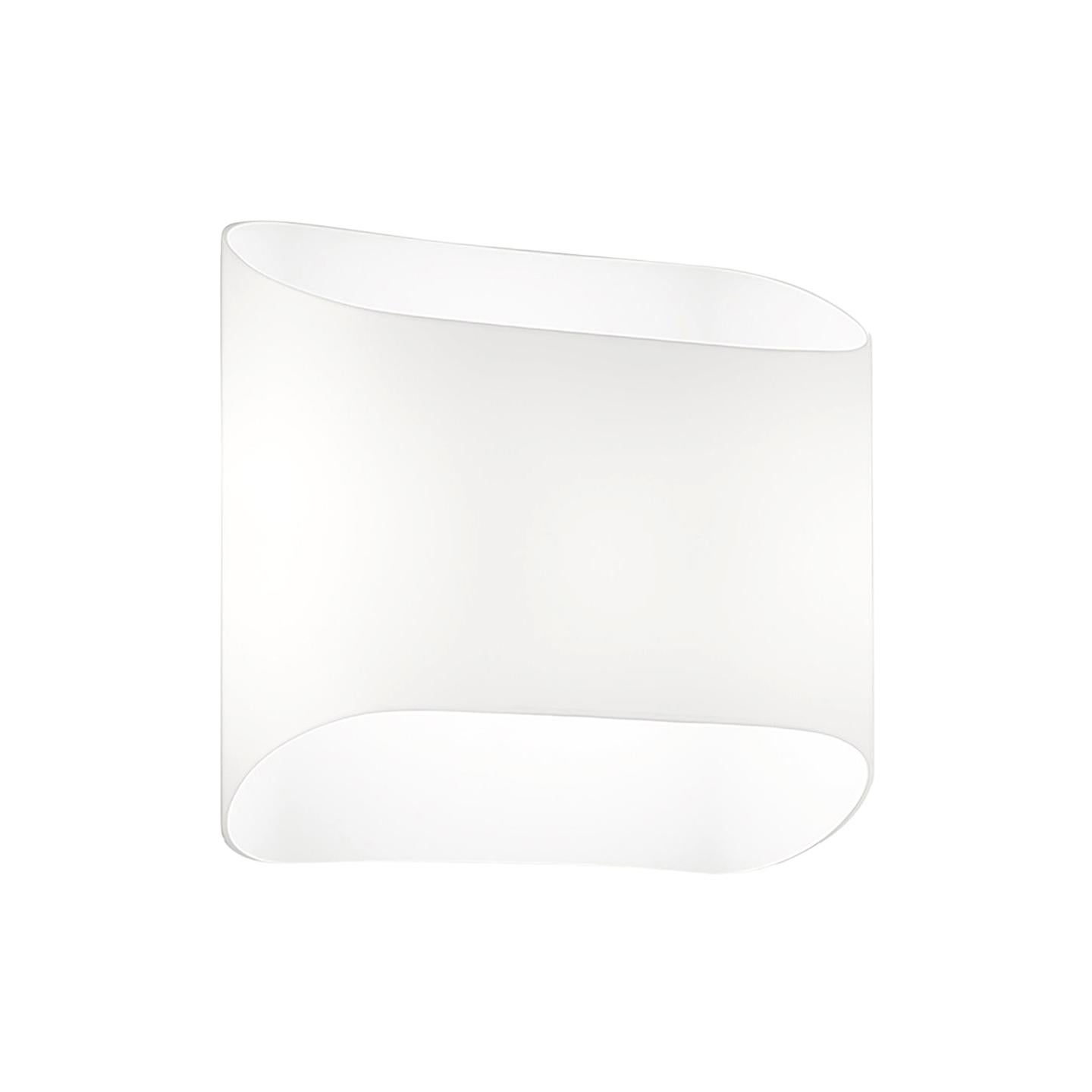 Leucos Abbey Wall Sconce White and Gray by Riccardo Giovanetti