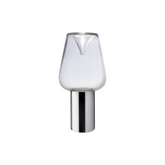 Lampe de bureau LED Leucos Aella Thin T en transparent et chrome par Toso & Massari