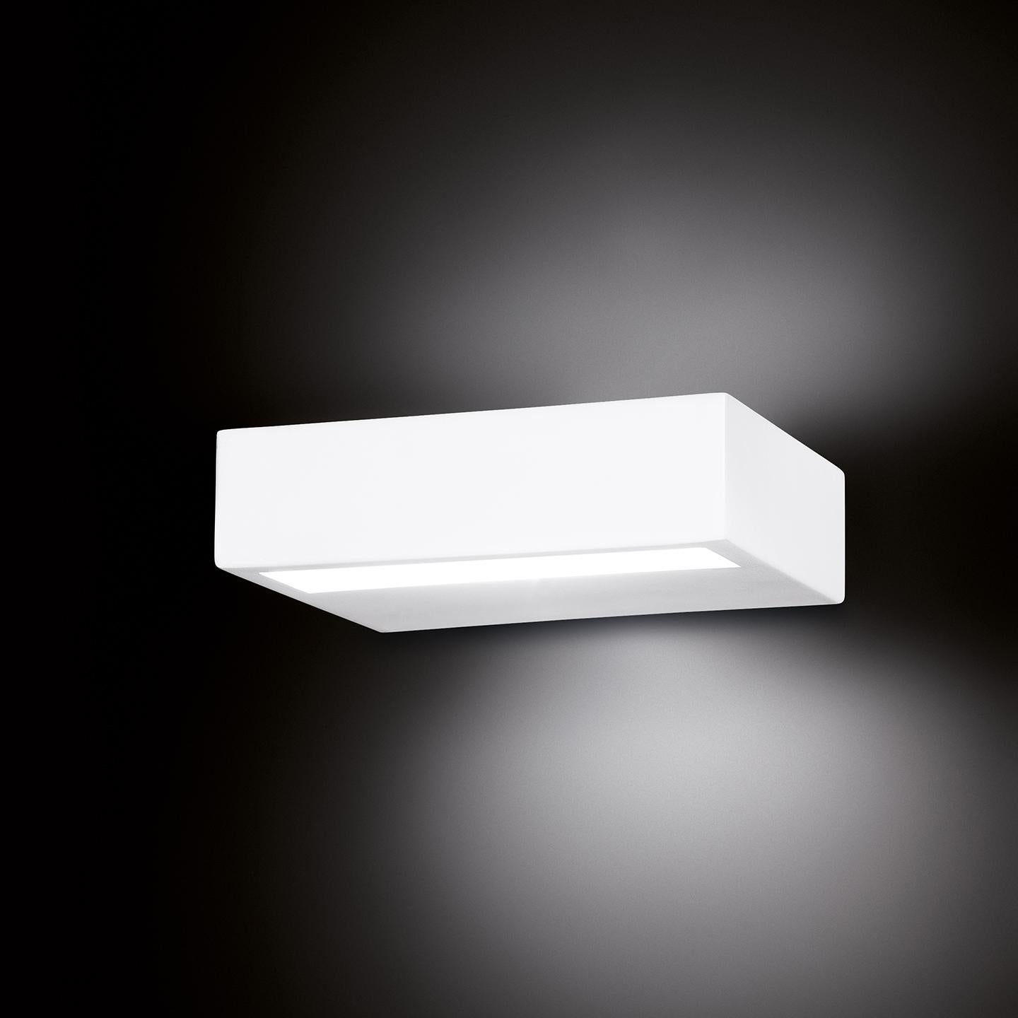 Designed in 2004 by Design Works Studio (Tonetto and Lazzati), Alias Wall Lamp is a beautiful, minimal piece with clean lines. Its sleek design and integrated LED light source is perfect for a wide array of projects. Available in brushed nickel,