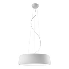 Leucos Axel S LED 3000K Pendant Light in Matte White by Steven Haulenbeek