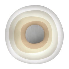 Leucos Beta Big Flush Mount in White and Sand by Paolo Franzin