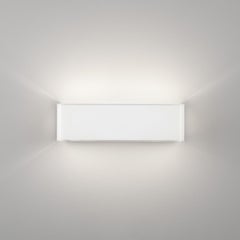 Leucos Block P 29 LED Wall Sconce in Glossy White by Design Lab