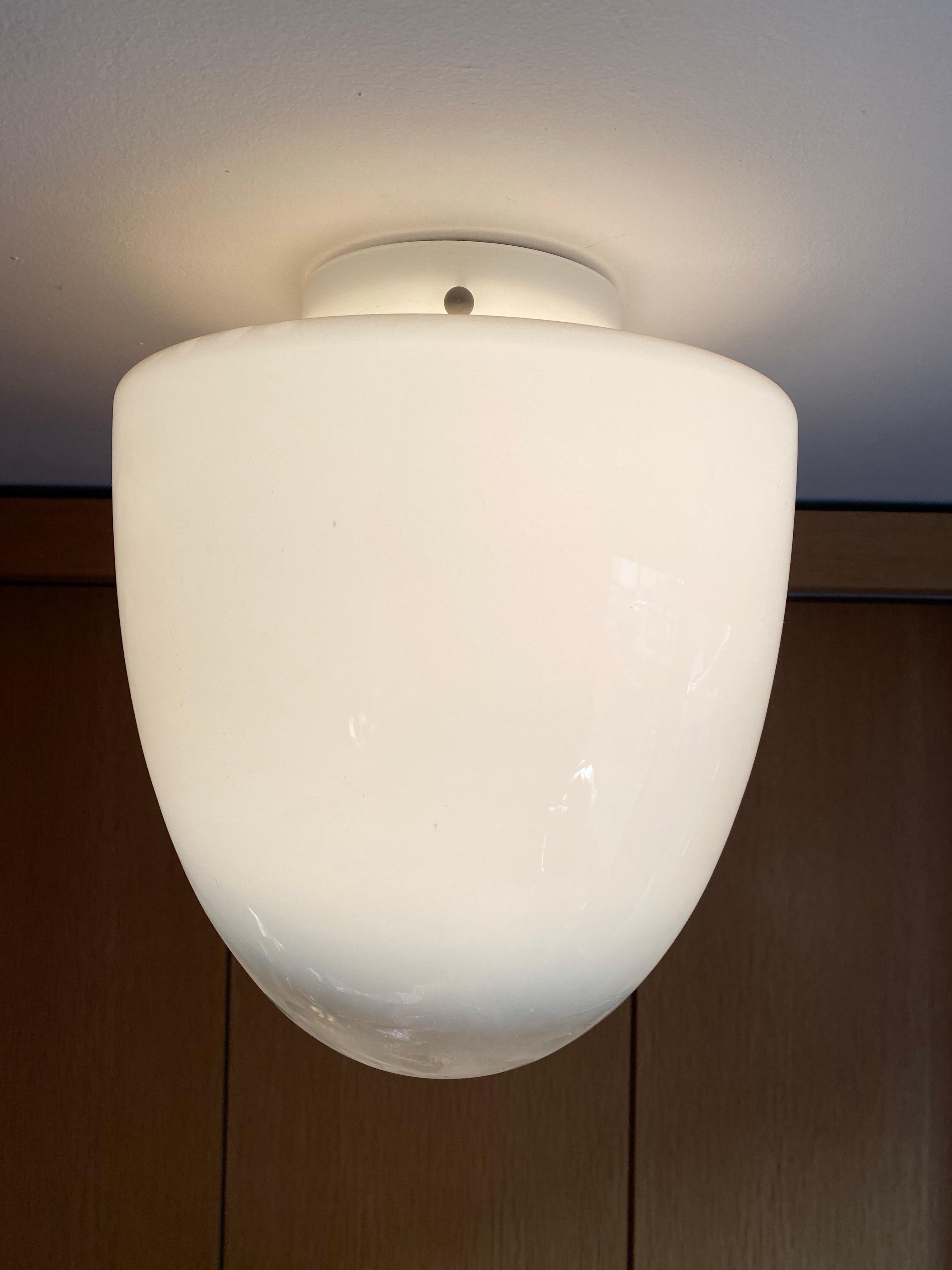 Plafonnier Leucos Vetro Doublé conçu par Roberto Pamio en 1962. en vente 2