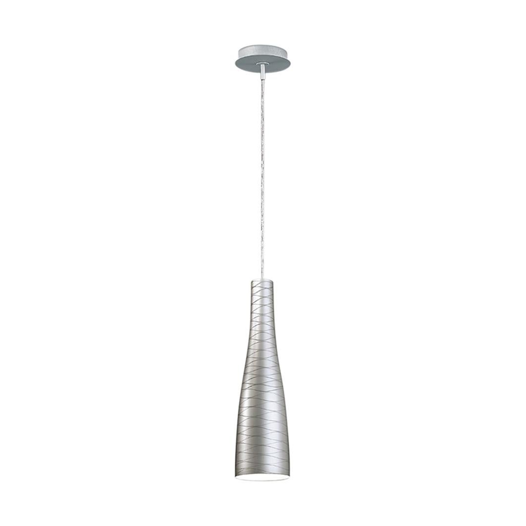 Leucos Class S 40 Pendant Light in Silver and Gray by Design Lab