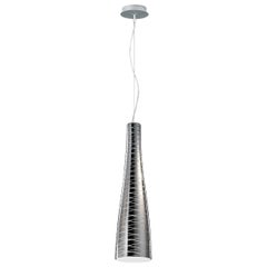 Leucos Class S 60 Pendant Light in Mirror and Gray by Design Lab