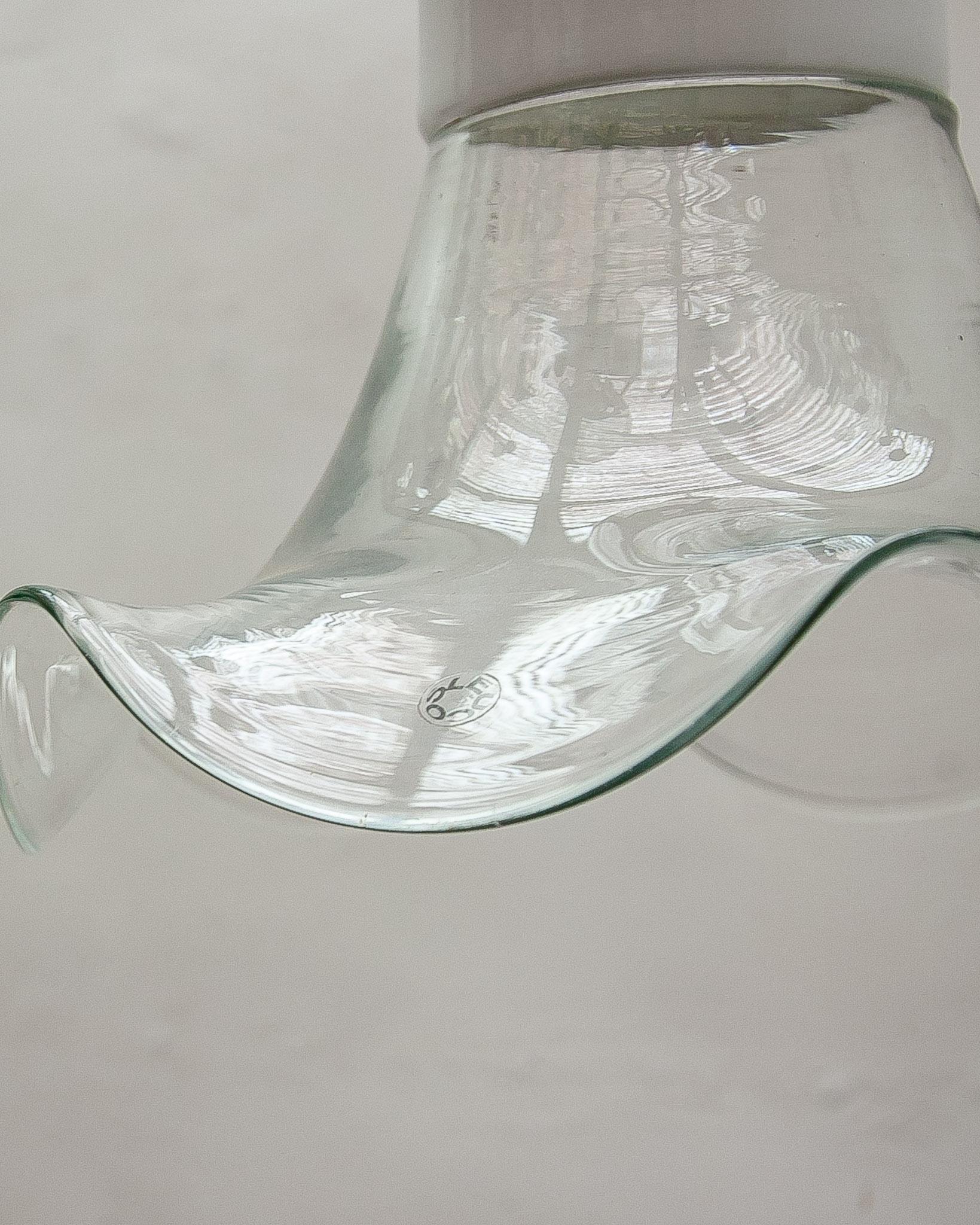 Leucos Clear and Opal Chandelier by Roberto Pamio & Renato Toso, 1970s For Sale 2