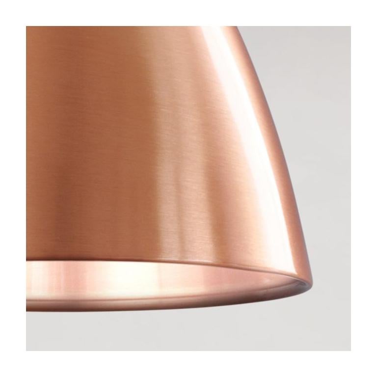 Modern Leucos Clochef S LED Pendant Light in Brushed Copper by Massimo Iosa Ghini For Sale