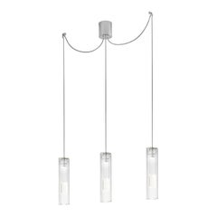 Leucos Fairy S C-D3 LED Multipoint Pendant Light in Transparent and Chrome