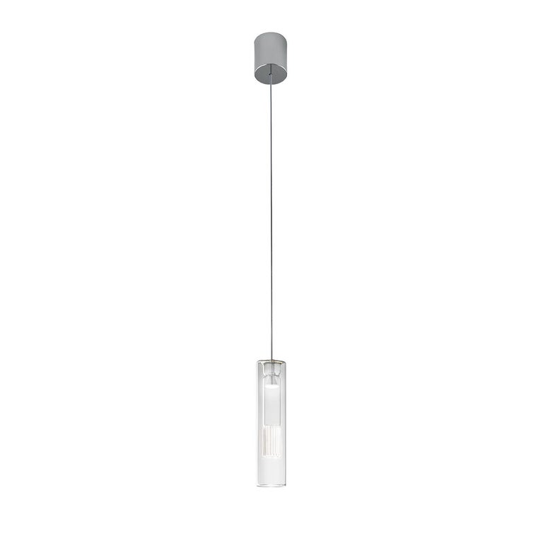 Leucos Fairy S C LED Pendant Light in Transparent and Chrome For Sale ...