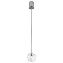 Leucos Fairy S S LED Pendant Light in Transparent and Chrome