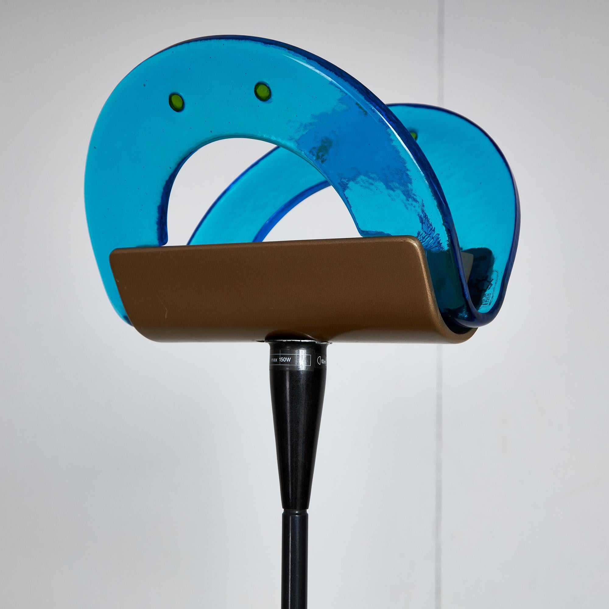 Leucos Floor Lamp Vetri Murano Glass, 1980s In Excellent Condition In Budapest, HU