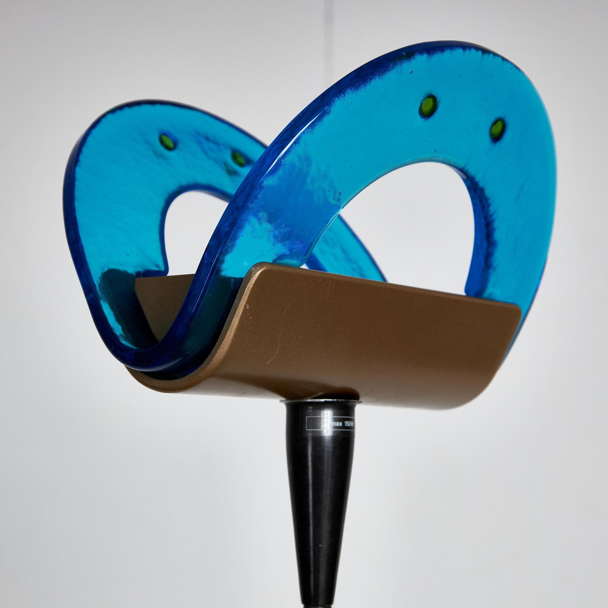 20th Century Leucos Floor Lamp Vetri Murano Glass, 1980s