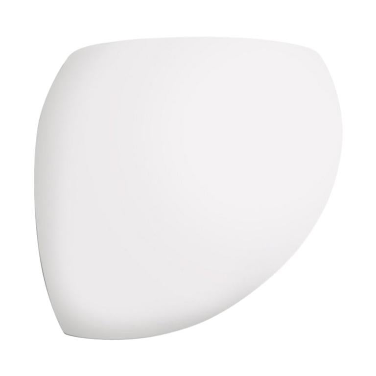 Modern Leucos Golf P Wall Light in Satin White and Chrome by Toso & Massari For Sale