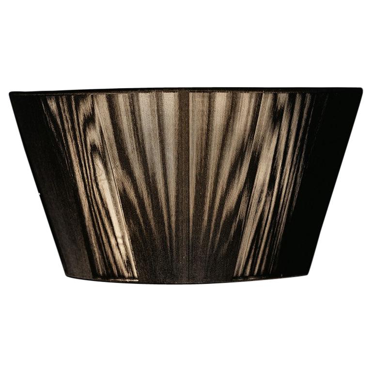 Modern Leucos Lilith P Wall Sconce in Mocha, White and Brushed Nickel by Design Lab For Sale