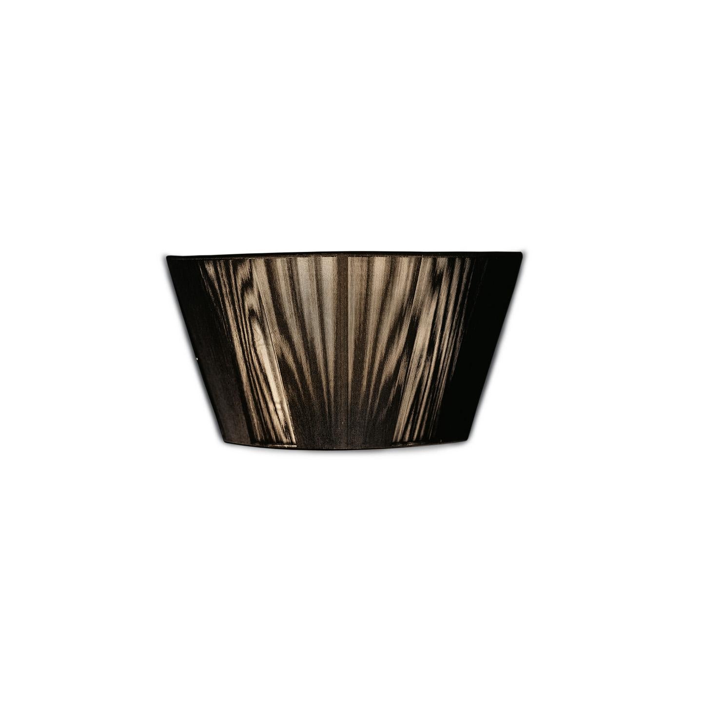 Leucos Lilith P Wall Sconce in Mocha, White and Brushed Nickel by Design Lab
