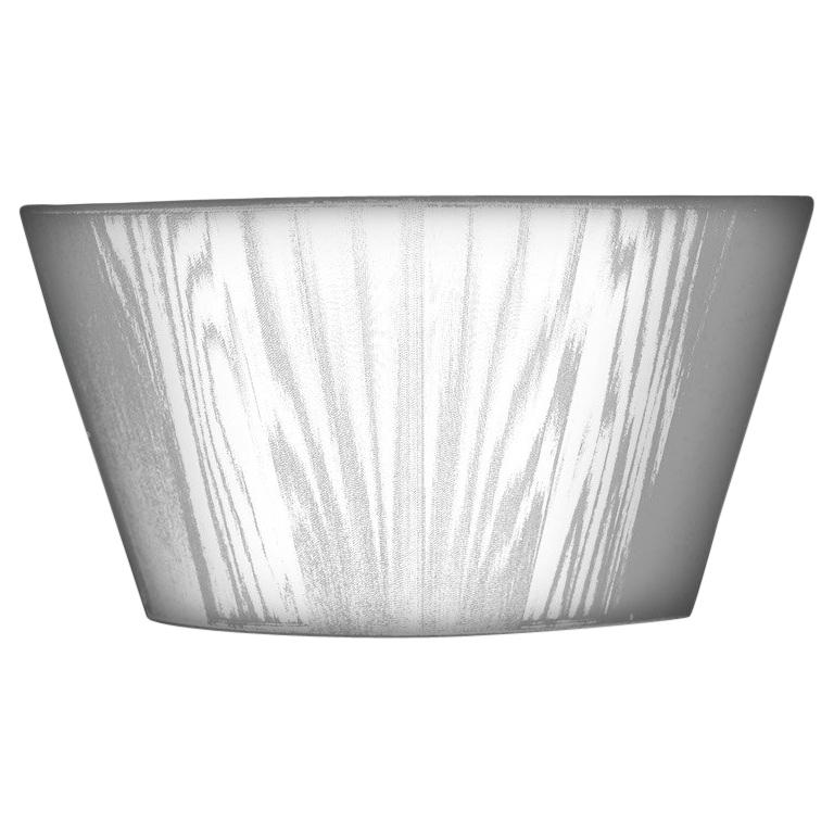 Modern Leucos Lilith P Wall Sconce in White and Brushed Nickel by Design Lab For Sale