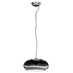 Lampada a sospensione Leucos Mercure S in Pulegoso Clear e specchio di Patrick Jouin