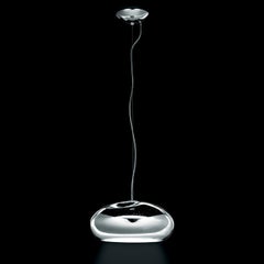 Leucos Mercure S Pendant Light in Pulegoso Clear and Mirror by Patrick Jouin