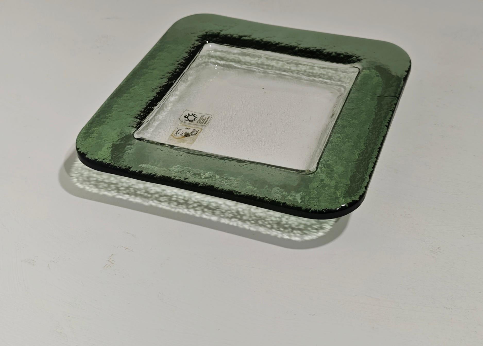 Leucos Vaciabolsillos de cristal de Murano Objeto decorativo Moderno de mediados de siglo Italia años 70 en venta 2
