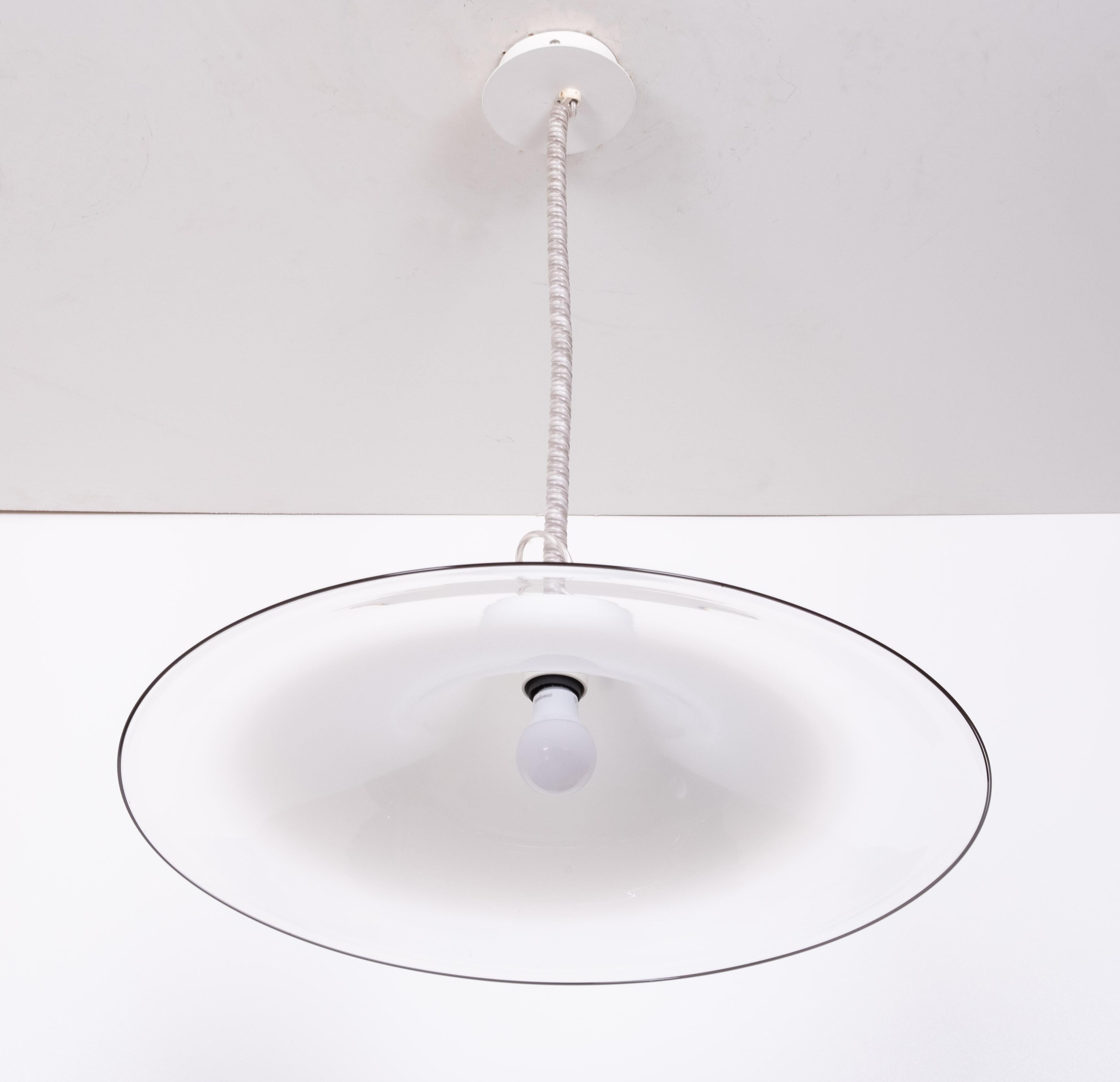 Leucos Pendelleuchte aus Murano-Glas von Renato Toso  1970s  Italien (Moderne der Mitte des Jahrhunderts) im Angebot