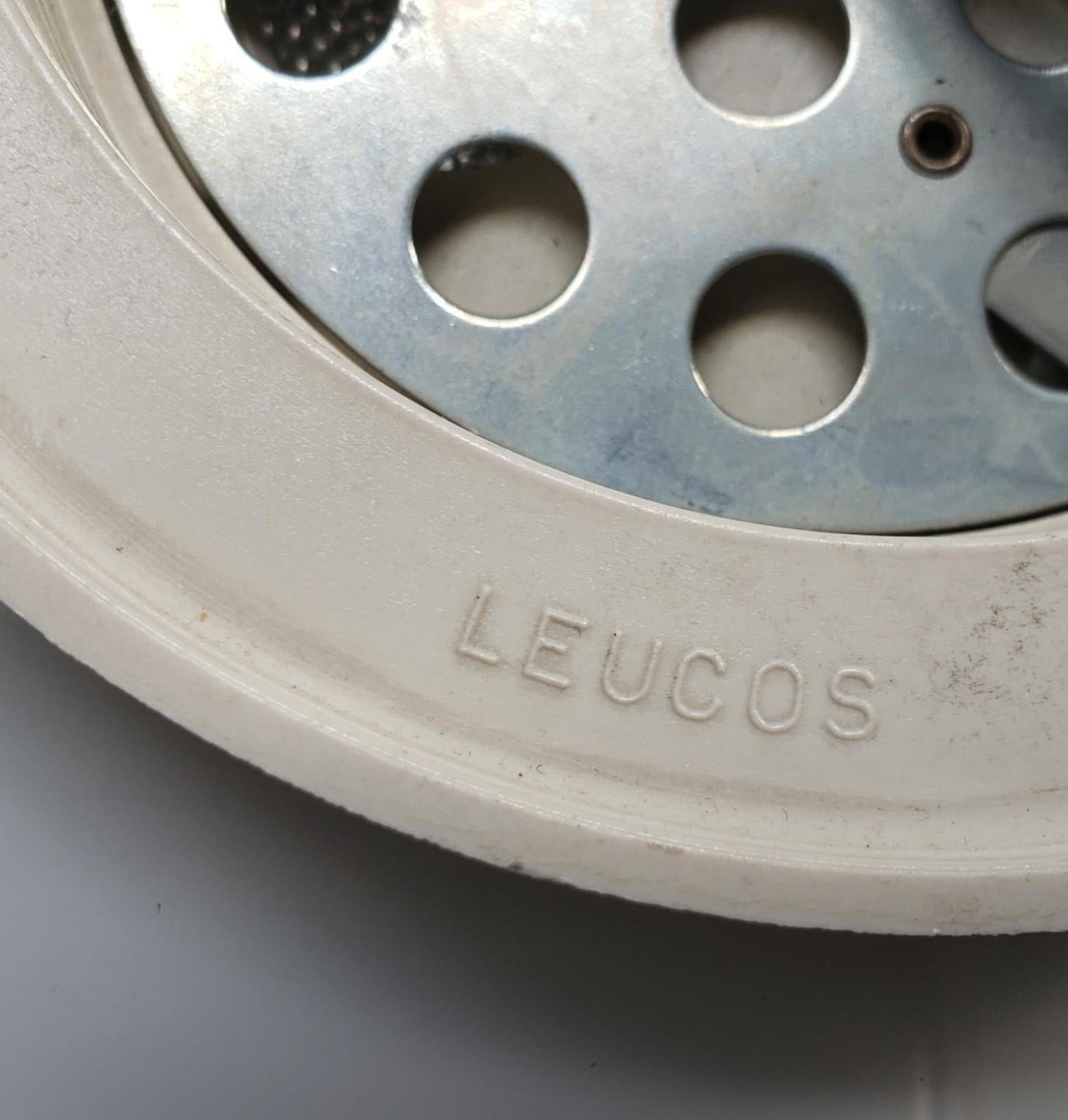 Leucos Murano Glas Slide Layers White Coban Flush Fixture, Italien, 1970er Jahre im Angebot 6