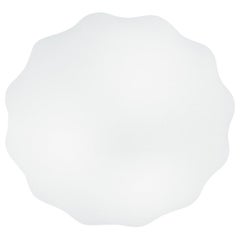 Leucos Nubia P-PL 45 LED Sconce in Satin White by Toso, Massari & Associates