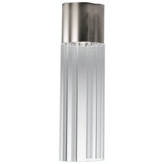 Leucos Reed PL 135 Ceiling Light in Transparent and Nickel by Patrick Jouin