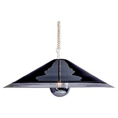 Leucos Round Murano Glass Pendant Lamp by Renato Toso Model “Melania”