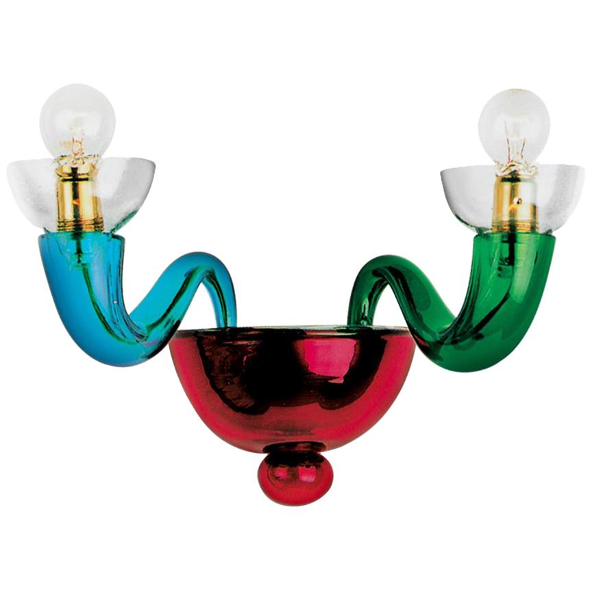 Modern Leucos Serenisima P Wall Light in Multi-Color and Gold by Archivio Storico 