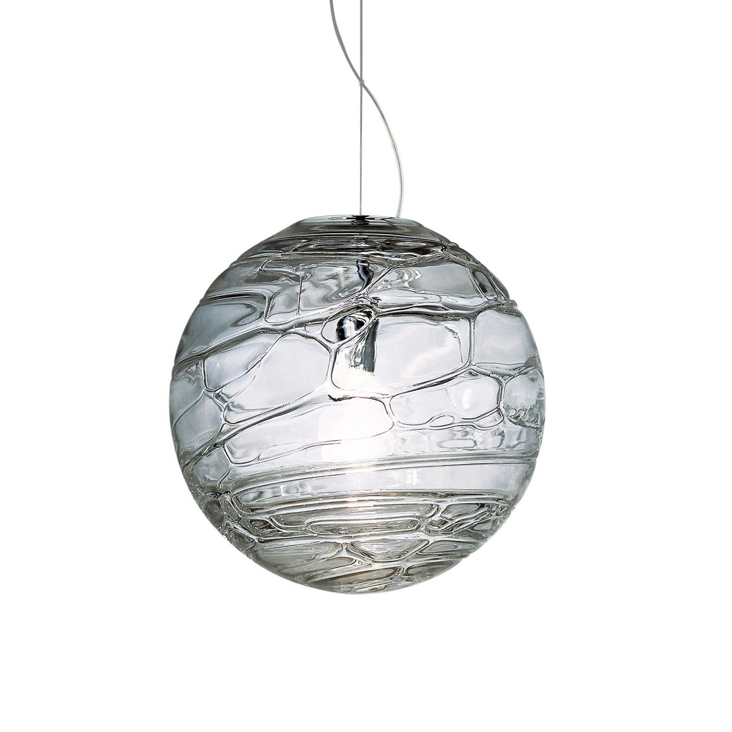 Modernization Hen Mary Leucos Sibilla S 40 Pendant Light in Craquele and Chrome by Crepax and Zanon For Sale at 1stDibs | zanon lights Modernization Hen Mary Leucos Sibilla S 40 Pendant Light in Craquele and Chrome by Crepax and Zanon For Sale at 1stDibs | zanon lights