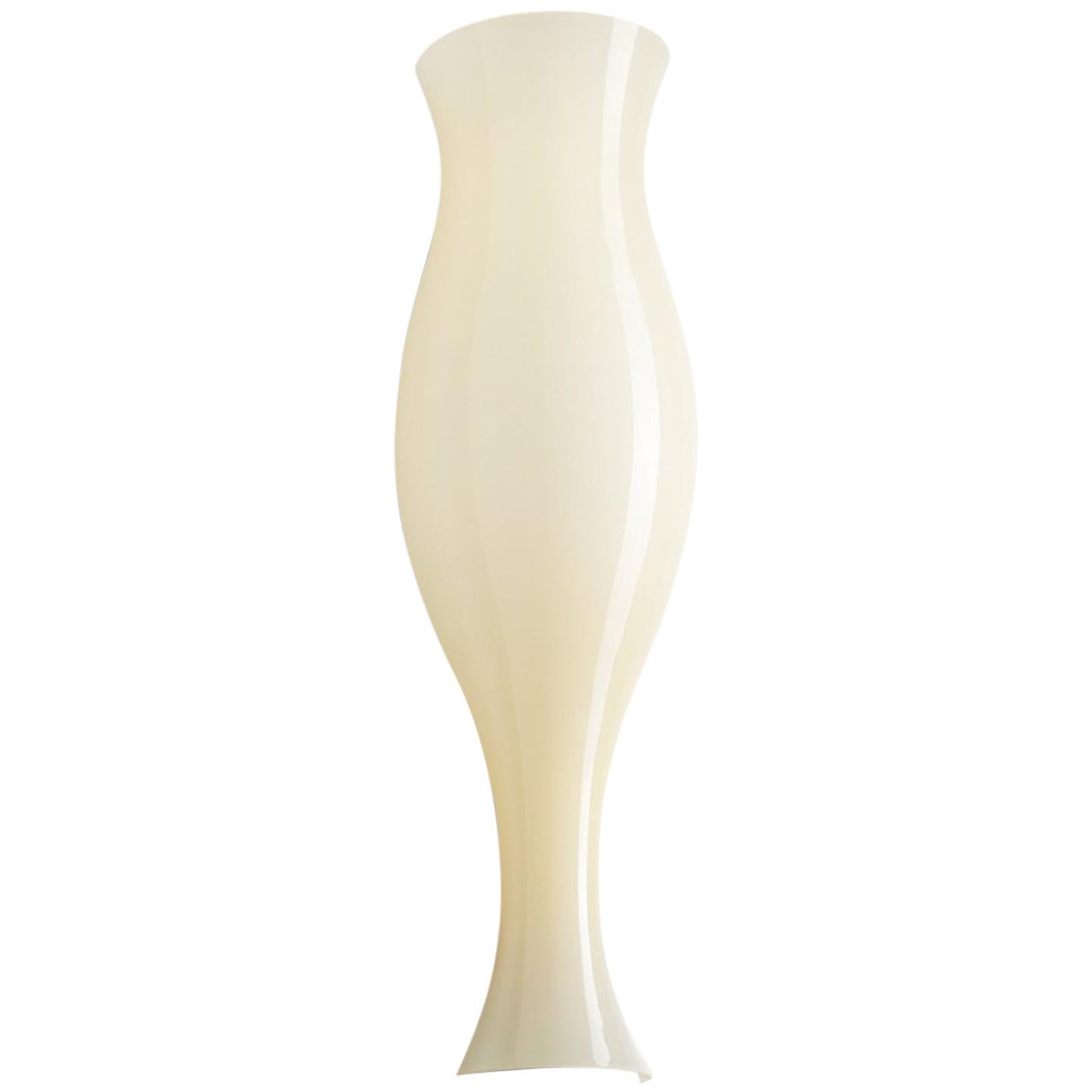 Modern Leucos Spring P Wall Sconce in Glossy Honey & Matte White by Eva Zeisel For Sale