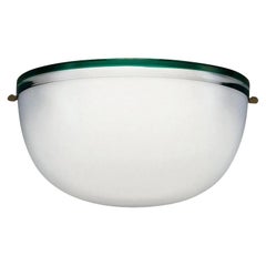 Stillboi Wall Lamp by Venini, White and Green