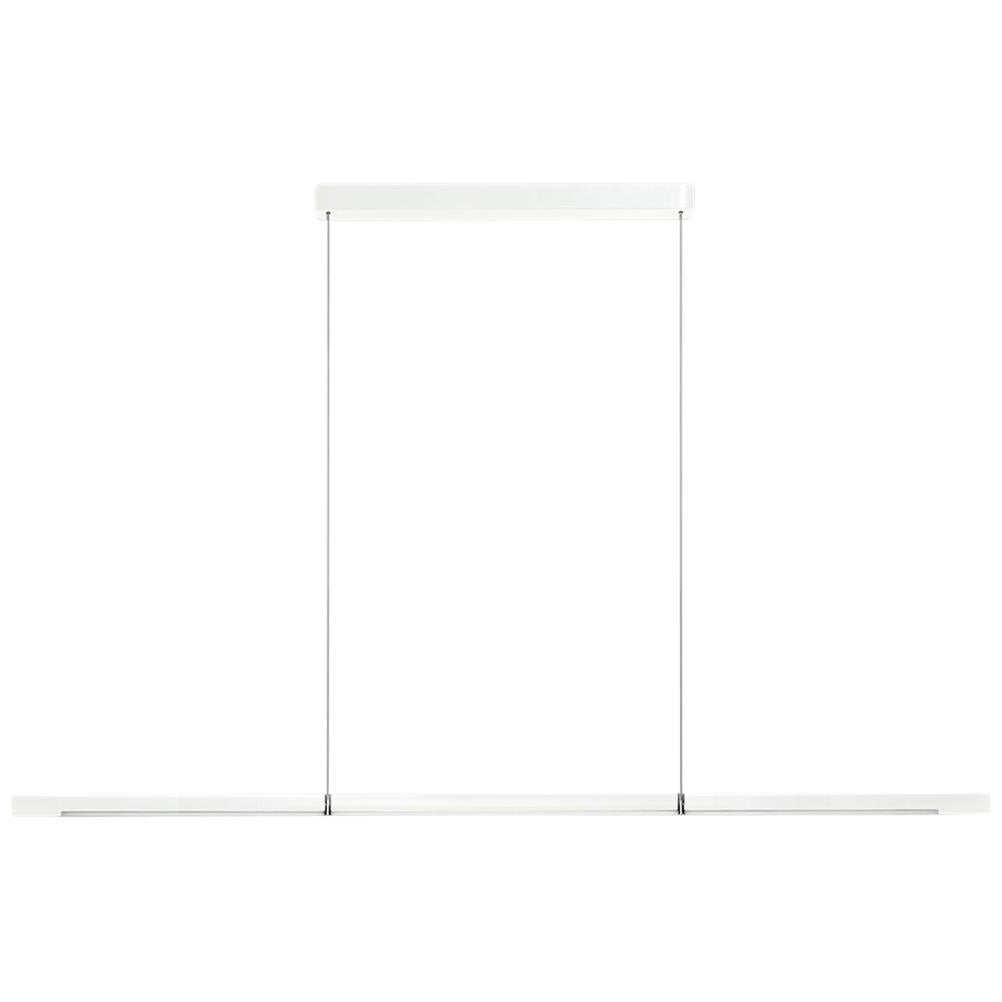 Italian Leucos Volta S 120 LED Suspension Light in Matte White by From Industrial Design For Sale