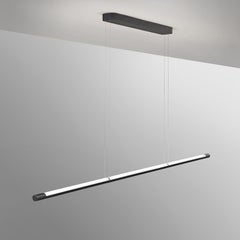 Leucos Volta S 160 LED Suspension Light in Black by From Industrial Design