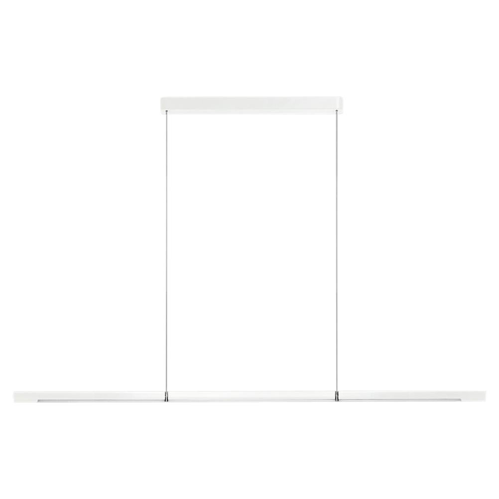 Italian Leucos Volta S 160 LED Suspension Light in Matte White by From Industrial Design For Sale