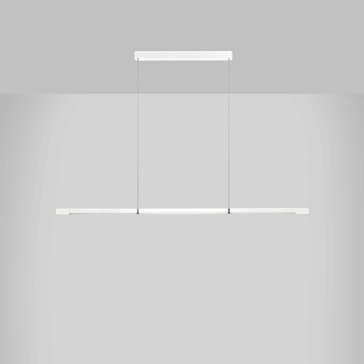 Leucos Volta S 160 LED Suspension Light in Matte White by From Industrial Design