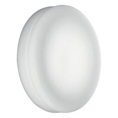 Leucos Wimpy P-PL 32 LED Wall Sconce in Satin White & Anodized Aluminum 