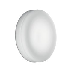 Leucos Wimpy P-PL 32 LED Wall Sconce in Satin White & Anodized Aluminum