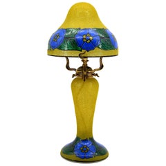 Antique Leune French Art Deco Table Lamp, 1920s