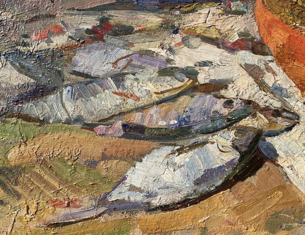 Lev Khodchenko (Ukrainian painter) - 20th century Soviet still life painting For Sale 1