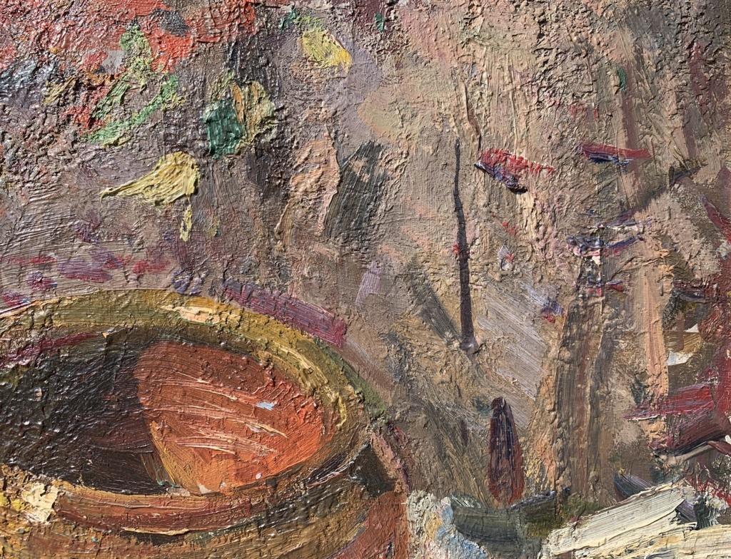 Lev Khodchenko (Ukrainischer Maler) – sowjetische Stilllebenmalerei des 20. Jahrhunderts im Angebot 4