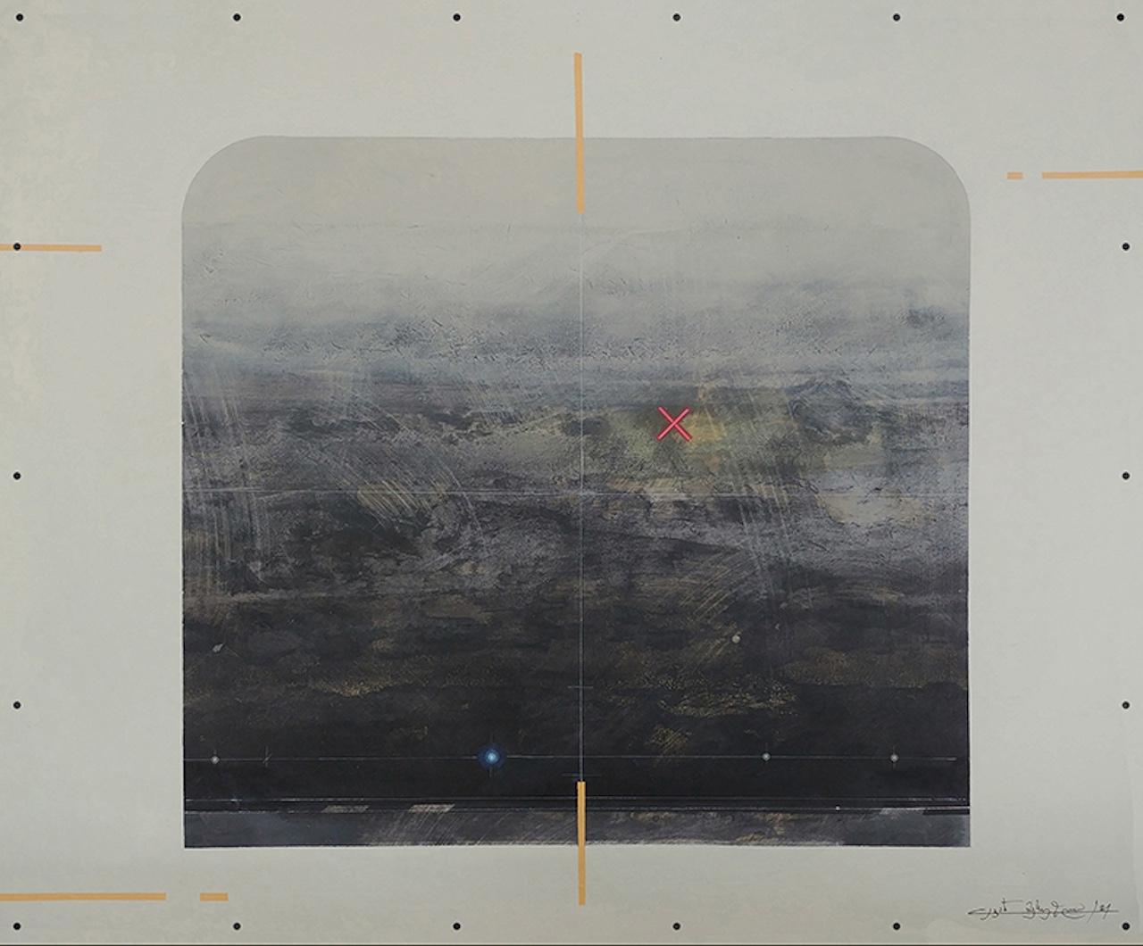 Acrylique et crayon sur carton

Levan Artistics est un artiste géorgien né en 1945 qui vit et travaille à Tbilissi, en Géorgie. Architecte de profession, il est membre de l'Union des peintres géorgiens depuis 1974. Il a été invité par le ministère