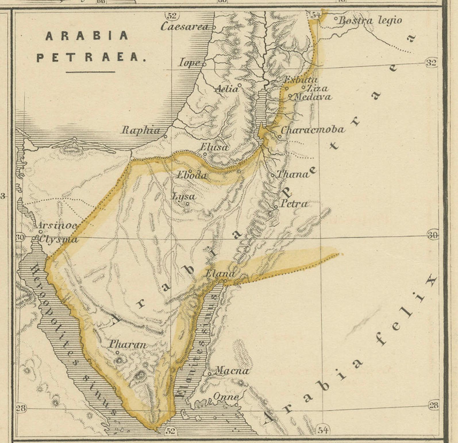 Late 19th Century Levant in Antiquity: Lands of Phoenicia, Judea, and Neighboring Kingdoms, 1880 For Sale