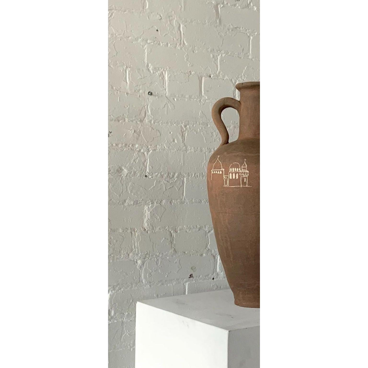 Glazed Levant Vase by Solem Ceramics For Sale