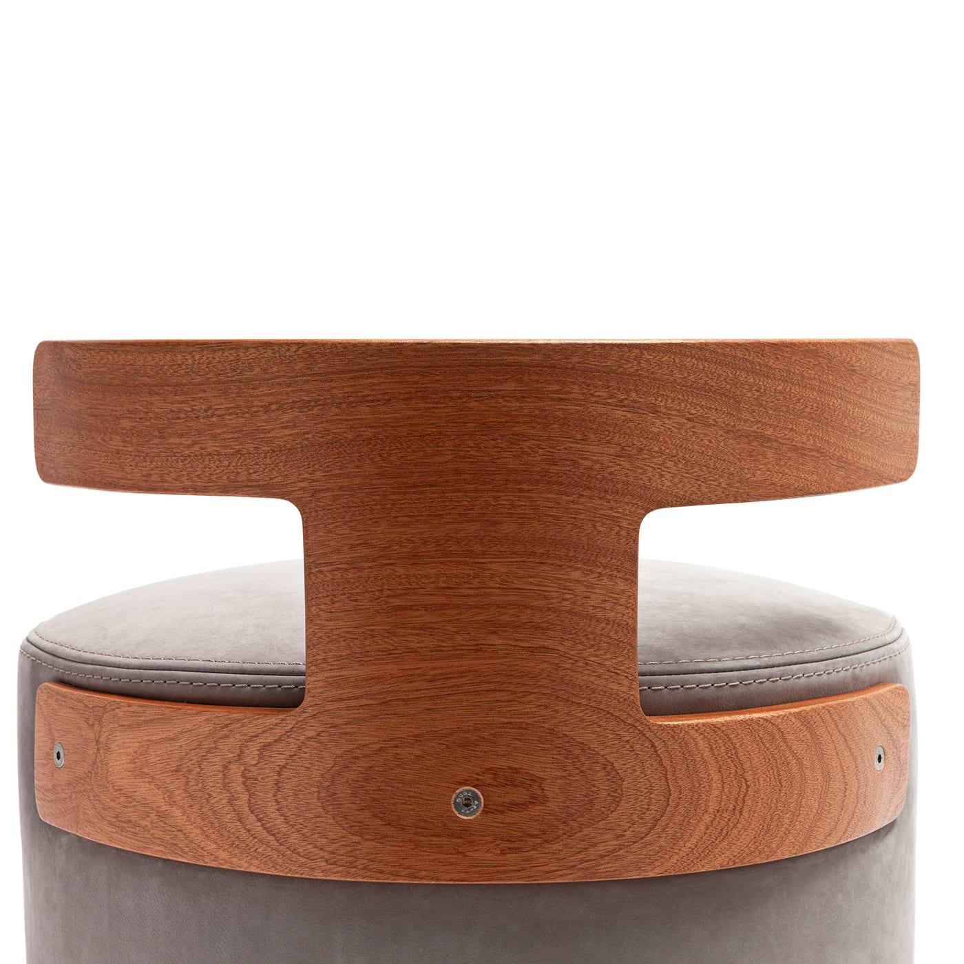 Italian Levante Beige T-Pouf by Massimo Castagna