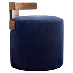 Levante Blue T-Pouf by Massimo Castagna