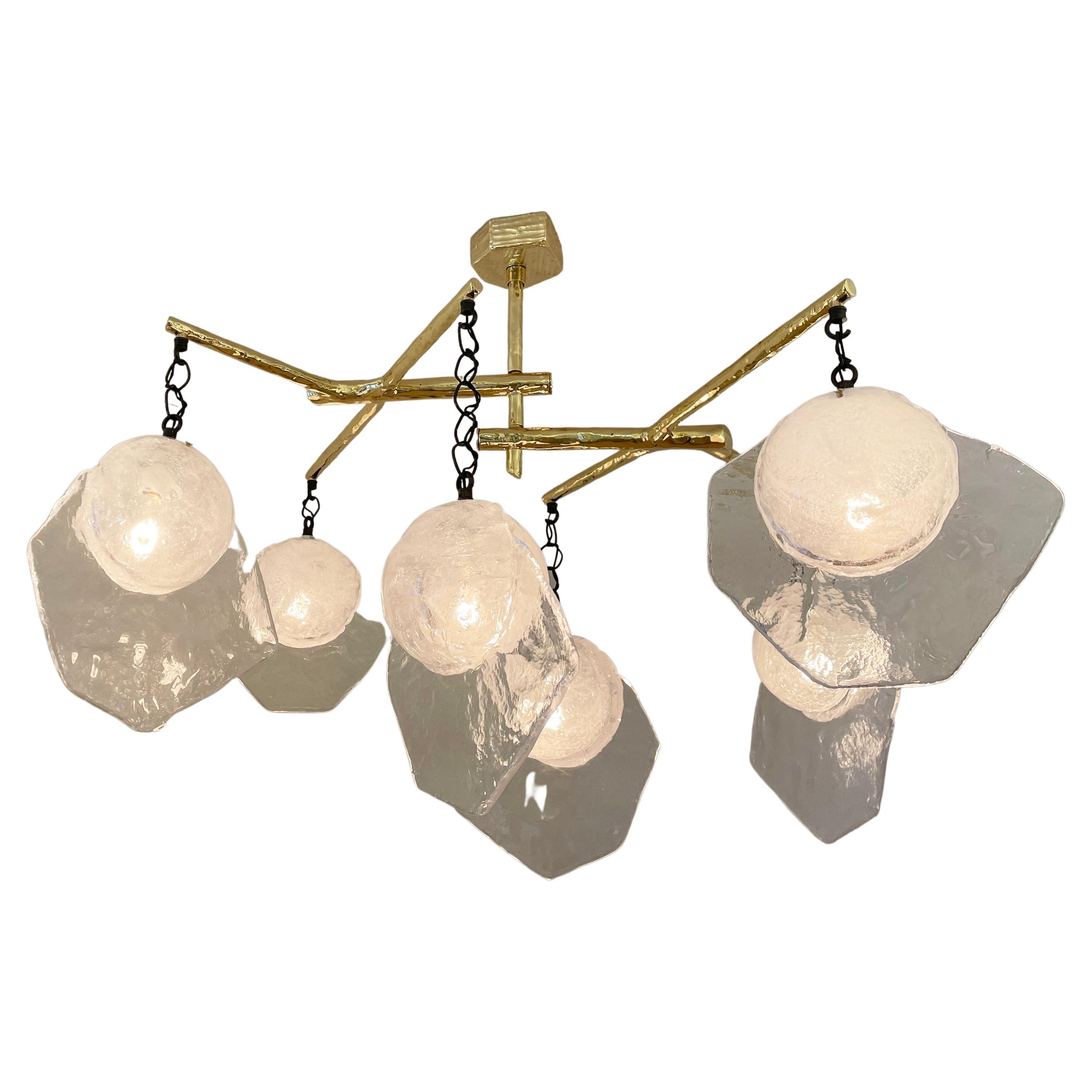 Levante Ceiling Light by Gaspare Asaro For Sale