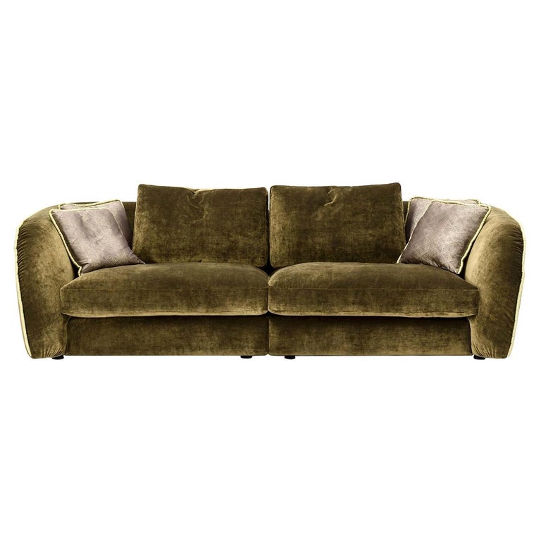 Levante Green Sofa For Sale at 1stDibs