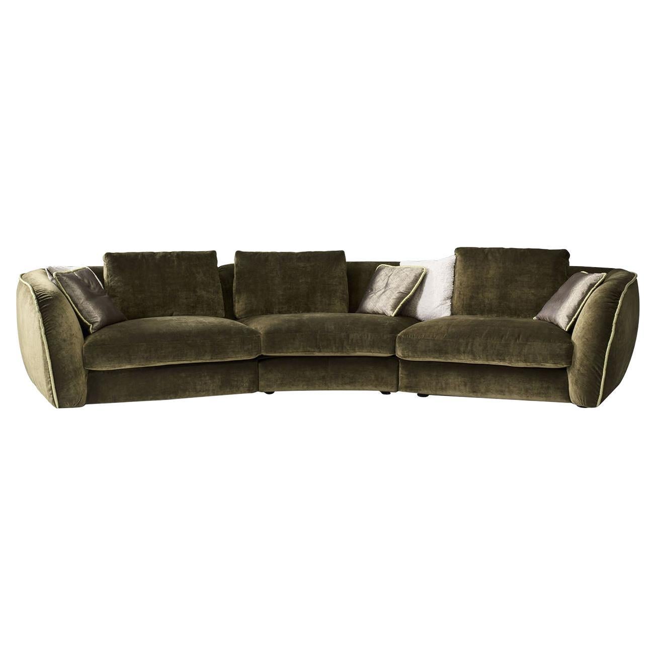 Levante Green Sofa For Sale